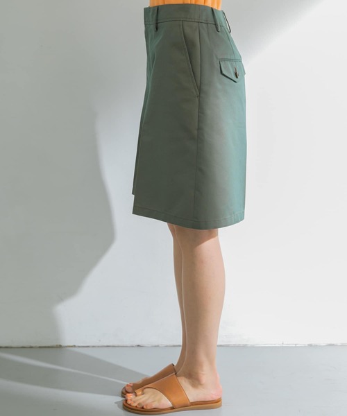 URBAN RESEARCH(アーバンリサーチ)の「シャンブレー撥水ショートパンツ(その他パンツ・レディース・カーキ/ベージュ・38/36)」の21枚目の写真