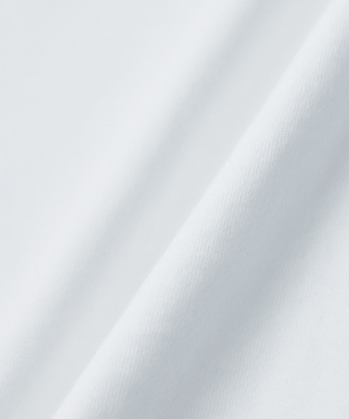 ROPE'（ロペ）の「【新色追加】【接触冷感】コットン天竺キャップスリーブＴシャツ（Tシャツ/カットソー・レディース・ホワイト/ブラック/ベージュ/サックスブルー/ピンク系その他/ダークブラウン・38）」の8枚目の写真