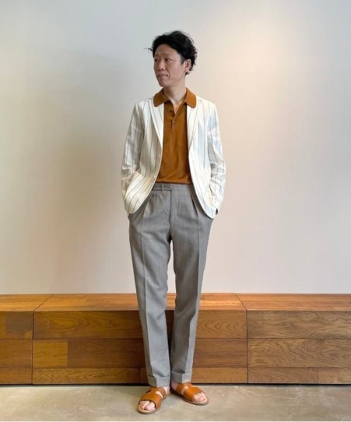 JOHN SMEDLEY(ジョンスメドレー)の「JOHN SMEDLEY / ISIS 30ゲージ コットン ニットポロシャツ(ポロシャツ・メンズ・ブルー系その他2/チャコールグレー/ブラウン系その他4/インディゴブルー/ブラック/ケリーグリーン/ネイビー/ミント/ライトブルー/ブラック系その他4/その他・X-SMALL/SMALL/MEDIUM/LARGE)」の16枚目の写真