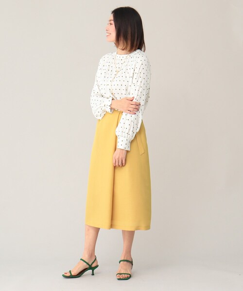 UNTITLED（アンタイトル）の「◆ダイアモンド幾何学柄ブラウス【洗える】（シャツ/ブラウス・レディース・ホワイト系3/ネイビー系・02/44/04/48/00）」の11枚目の写真