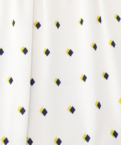 UNTITLED（アンタイトル）の「◆ダイアモンド幾何学柄ブラウス【洗える】（シャツ/ブラウス・レディース・ホワイト系3/ネイビー系・02/44/04/48/00）」の7枚目の写真