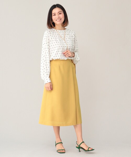 UNTITLED（アンタイトル）の「◆ダイアモンド幾何学柄ブラウス【洗える】（シャツ/ブラウス・レディース・ホワイト系3/ネイビー系・02/44/04/48/00）」の13枚目の写真