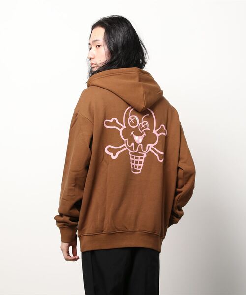 ICECREAM（アイスクリーム）の「CONES HOODIE（パーカー・メンズ・ブラック/ブラウン・MEDIUM/LARGE/X-LARGE/SMALL）」の9枚目の写真