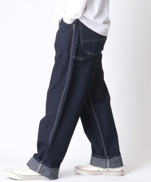 Lee(リー)の「Lee/リー DUNGAREES PAINTER PANTS/ペインターパンツ/ワークパンツ(デニムパンツ・メンズ・ワンウォッシュ・S/M/L/XL)」の10枚目の写真