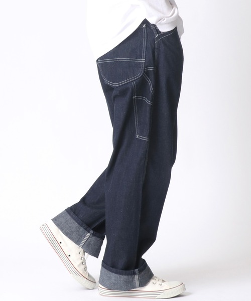 Lee(リー)の「Lee/リー DUNGAREES PAINTER PANTS/ペインターパンツ/ワークパンツ(デニムパンツ・メンズ・ワンウォッシュ・S/M/L/XL)」の12枚目の写真