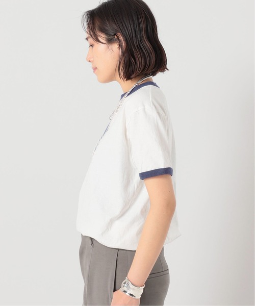 GOOD ROCK SPEED（グッドロックスピード）の「*【GOOD ROCK SPEED / グッドロックスピード】USA リンガーＴシャツ（Tシャツ/カットソー・レディース・ホワイト・FREE）」の2枚目の写真