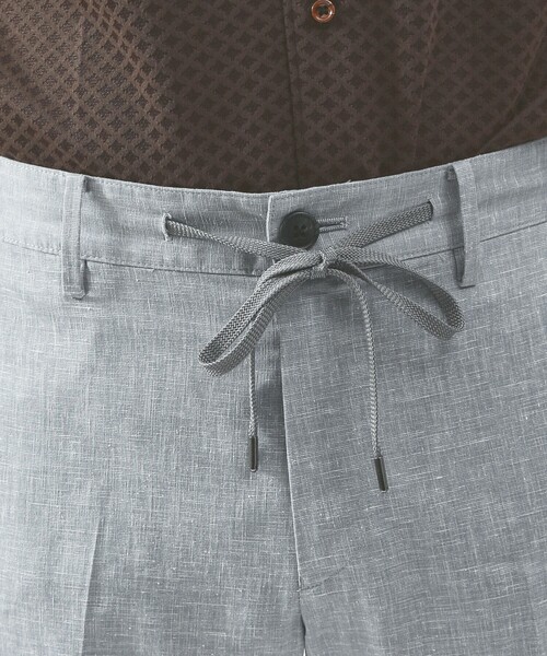 ABAHOUSE(アバハウス)の「【セットアップ対応】ソロストレッチ リネン テーパード パンツ / スラックス(その他パンツ・メンズ・ライトグレー/ベージュ/ネイビー/ブルー/オレンジ系その他/ダークブラウン/イエロー系その他/ブルー系その他/パープル系その他/ブラウン系その他/ブラウン系その他2/グリーン・44/46/48/50)」の22枚目の写真