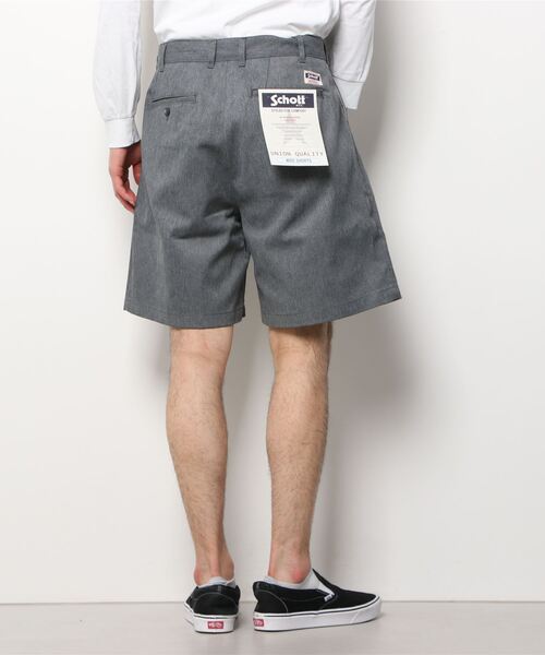 schott（ショット）の「Schott/ショット/DOUBLE PLEATED T/C