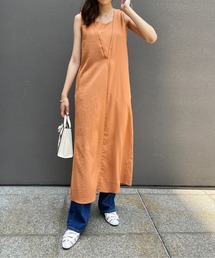 StyleSea | 2wayリネンタッチノースリーブワンピース(ワンピース)