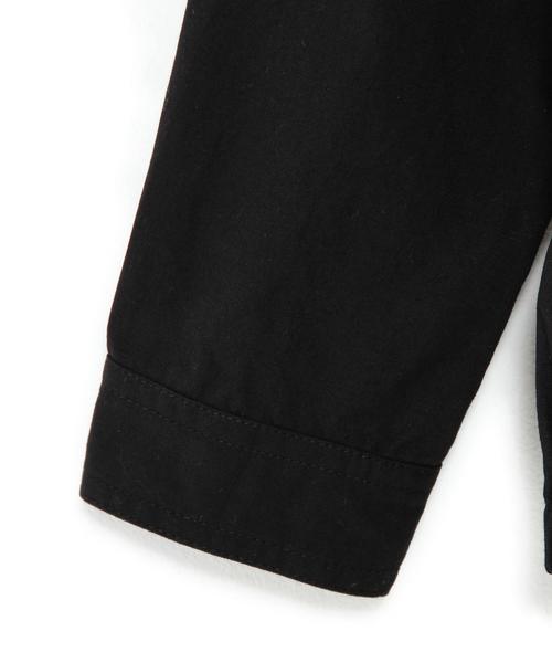 green label relaxing（グリーンレーベルリラクシング）の「コットン ワークブルゾン◆（ブルゾン・キッズ・ブラック/ダークグリーン・S/105/135/M/115/L/125）」の5枚目の写真