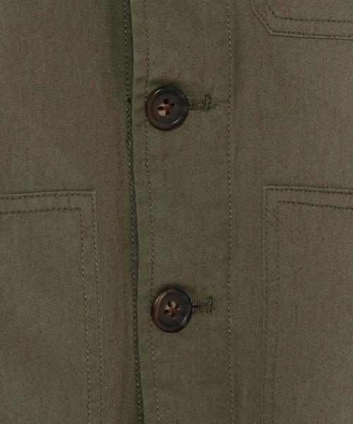 green label relaxing（グリーンレーベルリラクシング）の「コットン ワークブルゾン◆（ブルゾン・キッズ・ブラック/ダークグリーン・S/105/135/M/115/L/125）」の9枚目の写真