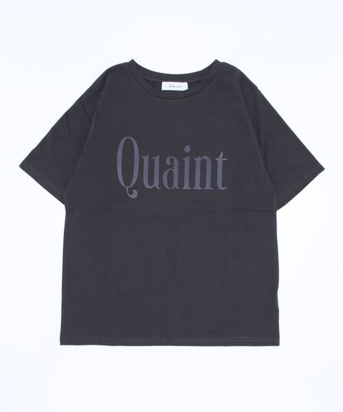 Shelly island(シェリーアイランド)の「フロッキーロゴTシャツ(Tシャツ/カットソー・レディース・ホワイト/チャコールグレー/ライトグレー・FREE)」の13枚目の写真