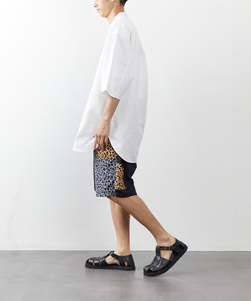 FREAK'S STORE（フリークスストア）の「FREAK'S STORE/フリークスストア ナイロンベイカーショーツ（その他パンツ・メンズ・ブラウン系その他/レオパード/グレー系その他・MEDIUM/SMALL/LARGE）」の5枚目の写真