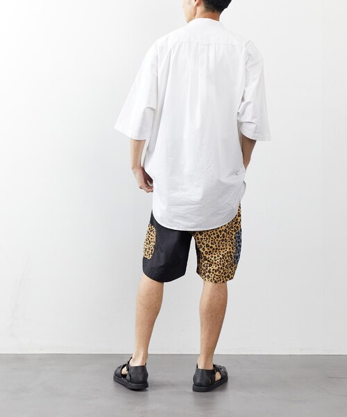 FREAK'S STORE（フリークスストア）の「FREAK'S STORE/フリークスストア ナイロンベイカーショーツ（その他パンツ・メンズ・ブラウン系その他/レオパード/グレー系その他・MEDIUM/SMALL/LARGE）」の6枚目の写真