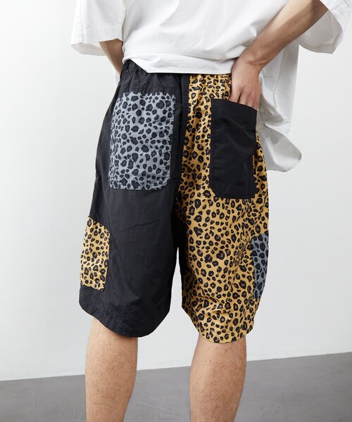 FREAK'S STORE（フリークスストア）の「FREAK'S STORE/フリークスストア ナイロンベイカーショーツ（その他パンツ・メンズ・ブラウン系その他/レオパード/グレー系その他・MEDIUM/SMALL/LARGE）」の9枚目の写真
