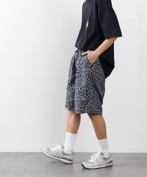FREAK'S STORE（フリークスストア）の「FREAK'S STORE/フリークスストア ナイロンベイカーショーツ（その他パンツ・メンズ・ブラウン系その他/レオパード/グレー系その他・MEDIUM/SMALL/LARGE）」の13枚目の写真