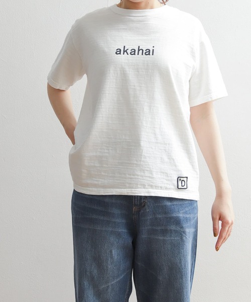 URBAN RESEARCH DOORS(アーバンリサーチドアーズ)の「melelana 半袖T-shirts(Tシャツ/カットソー・レディース・ネイビー/オフホワイト/グリーン・ONE)」の2枚目の写真