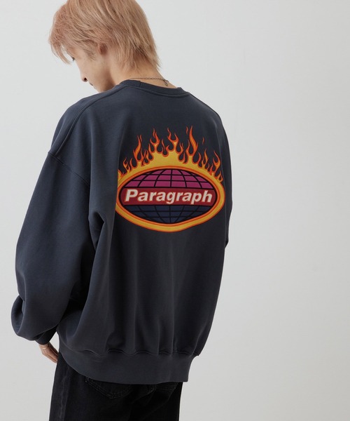 Paragraph(パラグラフ)の「PARAGRAPH/FIRE LOGO CREW SWEAT/NO.21/22SS(スウェット・メンズ・チャコールグレー/グレー系その他/グリーン・FREE)」の12枚目の写真