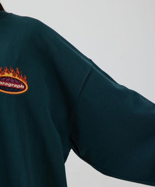 Paragraph(パラグラフ)の「PARAGRAPH/FIRE LOGO CREW SWEAT/NO.21/22SS(スウェット・メンズ・チャコールグレー/グレー系その他/グリーン・FREE)」の18枚目の写真