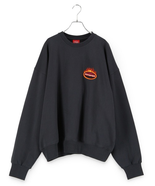 Paragraph(パラグラフ)の「PARAGRAPH/FIRE LOGO CREW SWEAT/NO.21/22SS(スウェット・メンズ・チャコールグレー/グレー系その他/グリーン・FREE)」の22枚目の写真