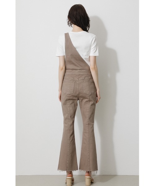 AZUL by moussy（アズールバイマウジー）の「ASYMME SUSPENDER ALLINONE/アシメサスペンダーオールインワン（つなぎ/オールインワン・レディース・ベージュ/ブルー・MEDIUM/SMALL）」の17枚目の写真
