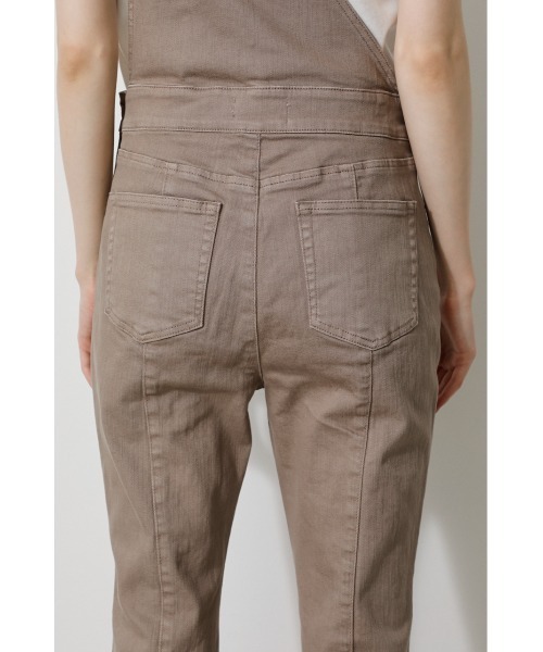 AZUL by moussy（アズールバイマウジー）の「ASYMME SUSPENDER ALLINONE/アシメサスペンダーオールインワン（つなぎ/オールインワン・レディース・ベージュ/ブルー・MEDIUM/SMALL）」の14枚目の写真