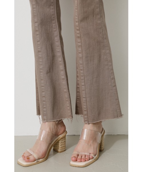 AZUL by moussy（アズールバイマウジー）の「ASYMME SUSPENDER ALLINONE/アシメサスペンダーオールインワン（つなぎ/オールインワン・レディース・ベージュ/ブルー・MEDIUM/SMALL）」の13枚目の写真