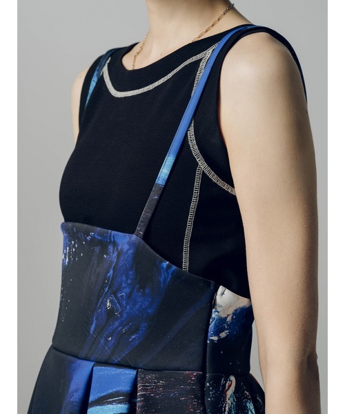 led.tokyo（レッドトウキョウ）の「【led.tokyo】led.tokyo×SUGIYAMA TAKUYA ストラップワンピース（ワンピース・レディース・マルチ・FREE）」の9枚目の写真