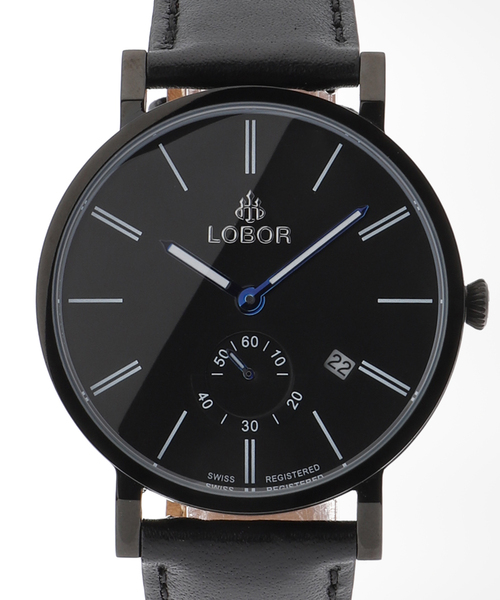 LOBOR(ロバー)の「LOBOR Glacier Ventisquero Black 40mm【 ウォッチ 】(アナログ腕時計・レディース・ブラック・FREE)」の2枚目の写真