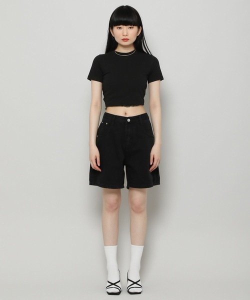 ALAND（エーランド）の「3.3Field Trip／OPEN BACK T　2297680（Tシャツ/カットソー・レディース・ブラック/ネイビー/アイボリー・FREE）」の8枚目の写真