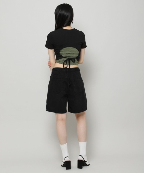 ALAND（エーランド）の「3.3Field Trip／OPEN BACK T　2297680（Tシャツ/カットソー・レディース・ブラック/ネイビー/アイボリー・FREE）」の9枚目の写真