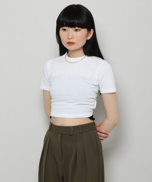 ALAND（エーランド）の「3.3Field Trip／OPEN BACK T　2297680（Tシャツ/カットソー・レディース・ブラック/ネイビー/アイボリー・FREE）」の15枚目の写真