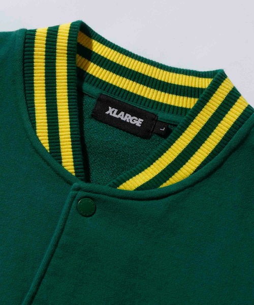 XLARGE(エクストララージ)の「SWEAT VARSITY JACKET(ブルゾン・メンズ・ブラック/ブラウン/グリーン・S/M/L/XL)」の10枚目の写真