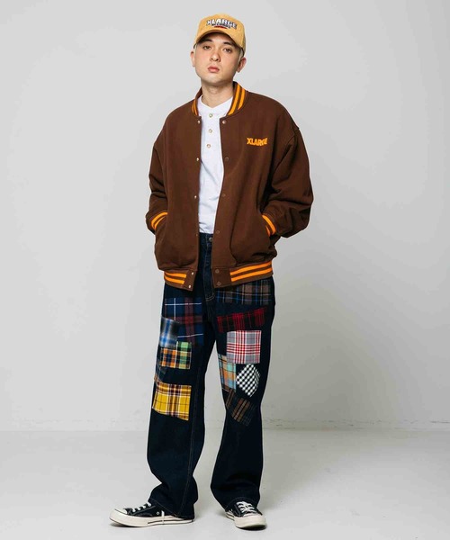 XLARGE(エクストララージ)の「SWEAT VARSITY JACKET(ブルゾン・メンズ・ブラック/ブラウン/グリーン・S/M/L/XL)」の19枚目の写真