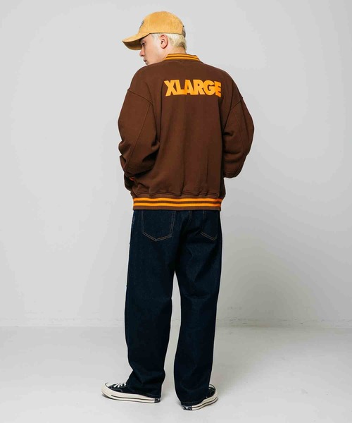 XLARGE(エクストララージ)の「SWEAT VARSITY JACKET(ブルゾン・メンズ・ブラック/ブラウン/グリーン・S/M/L/XL)」の20枚目の写真