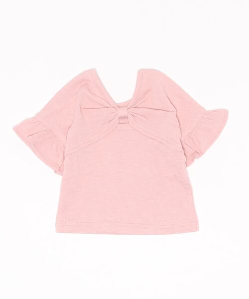 BABYDOLL（ベビードール）の「バックリボン Tシャツ 6671K（Tシャツ/カットソー・キッズ・チェリーピンク/ライトグリーン系1・80ｃｍ/90cm/110cm/100cm/120cm/130cm/140cm/150cm）」の3枚目の写真