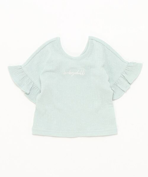 BABYDOLL（ベビードール）の「バックリボン Tシャツ 6671K（Tシャツ/カットソー・キッズ・チェリーピンク/ライトグリーン系1・80ｃｍ/90cm/110cm/100cm/120cm/130cm/140cm/150cm）」の11枚目の写真