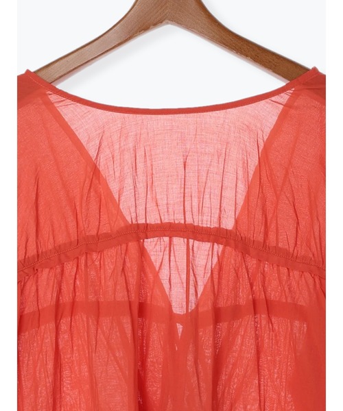 Lugnoncure（ルノンキュール）の「ボイル2wayブラウス（シャツ/ブラウス・レディース・ブラック/レッド/オフホワイト・ﾌﾘ-）」の12枚目の写真