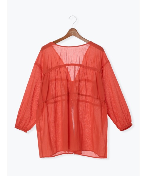 Lugnoncure（ルノンキュール）の「ボイル2wayブラウス（シャツ/ブラウス・レディース・ブラック/レッド/オフホワイト・ﾌﾘ-）」の14枚目の写真