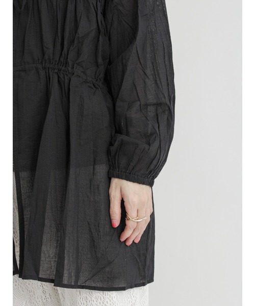 Lugnoncure（ルノンキュール）の「ボイル2wayブラウス（シャツ/ブラウス・レディース・ブラック/レッド/オフホワイト・ﾌﾘ-）」の19枚目の写真