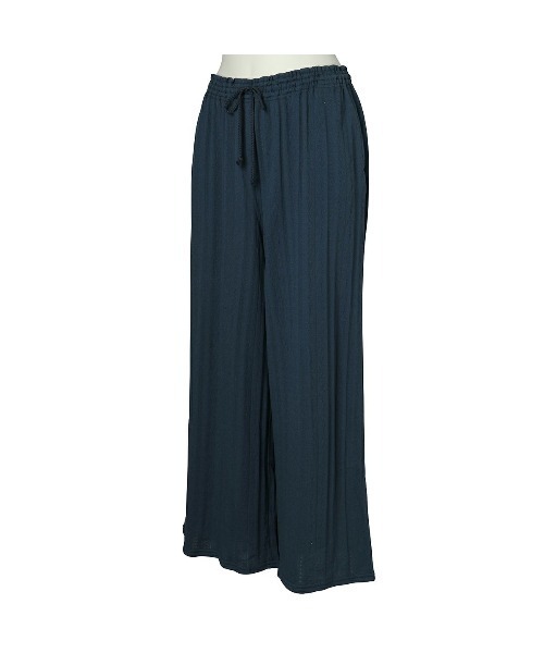 KID BLUE(キッドブルー)の「キッドブルー -レーシー天竺JQ -フルレングスボトムス -KRSP585 -kidblue(その他パンツ・レディース・ブラック/ブルー・M)」の5枚目の写真