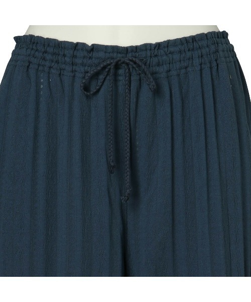 KID BLUE(キッドブルー)の「キッドブルー -レーシー天竺JQ -フルレングスボトムス -KRSP585 -kidblue(その他パンツ・レディース・ブラック/ブルー・M)」の7枚目の写真