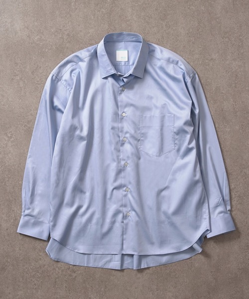 BRICK & SONS(ブリックアンドサンズ)の「リラックスバックプリーツシャツ<サックス>(シャツ/ブラウス・メンズ・サックスブルー・LL/S/M/L)」の18枚目の写真