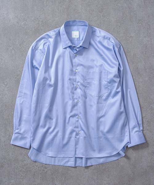 BRICK & SONS(ブリックアンドサンズ)の「リラックスバックプリーツシャツ<サックス>(シャツ/ブラウス・メンズ・サックスブルー・LL/S/M/L)」の21枚目の写真