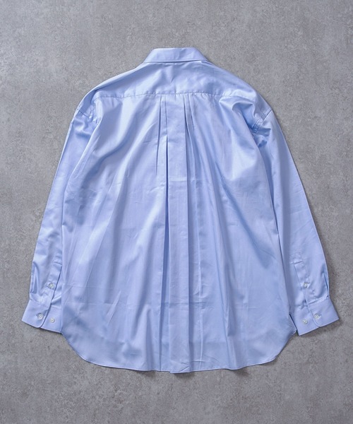 BRICK & SONS(ブリックアンドサンズ)の「リラックスバックプリーツシャツ<サックス>(シャツ/ブラウス・メンズ・サックスブルー・LL/S/M/L)」の22枚目の写真