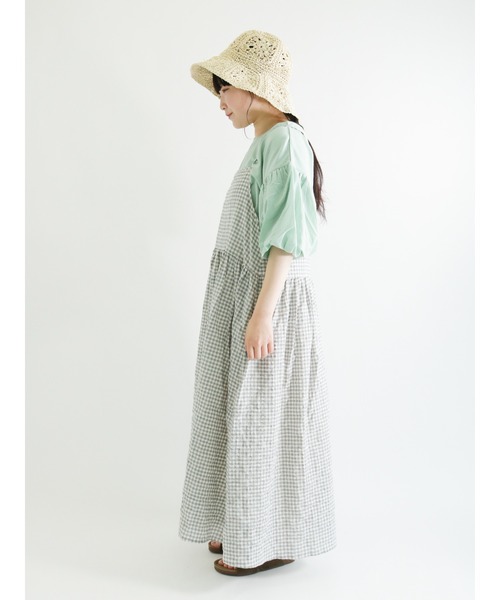 Samansa Mos2（サマンサ モスモス）の「キャミソールワンピース（ワンピース・レディース・ブラック/ベージュ/グレー/ミント・ﾌﾘ-）」の9枚目の写真