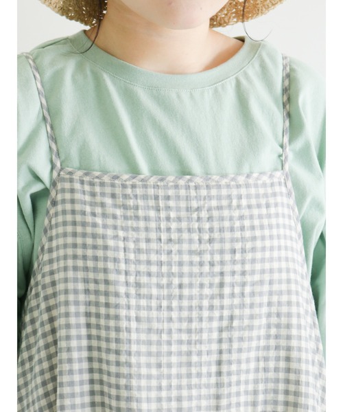 Samansa Mos2（サマンサ モスモス）の「キャミソールワンピース（ワンピース・レディース・ブラック/ベージュ/グレー/ミント・ﾌﾘ-）」の11枚目の写真