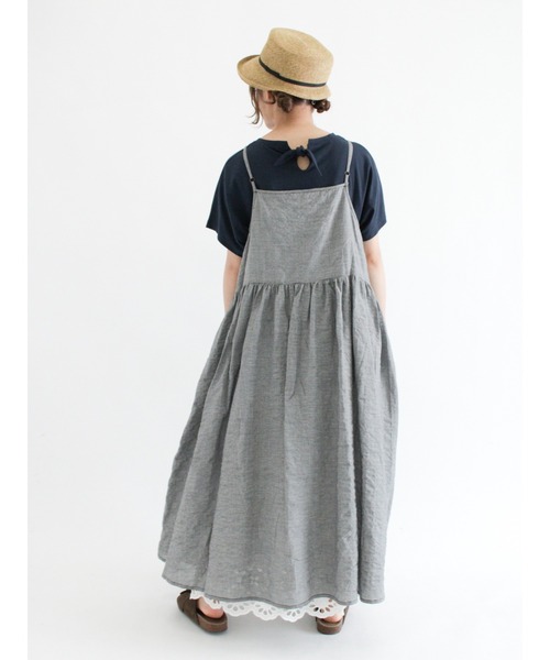 Samansa Mos2（サマンサ モスモス）の「キャミソールワンピース（ワンピース・レディース・ブラック/ベージュ/グレー/ミント・ﾌﾘ-）」の15枚目の写真