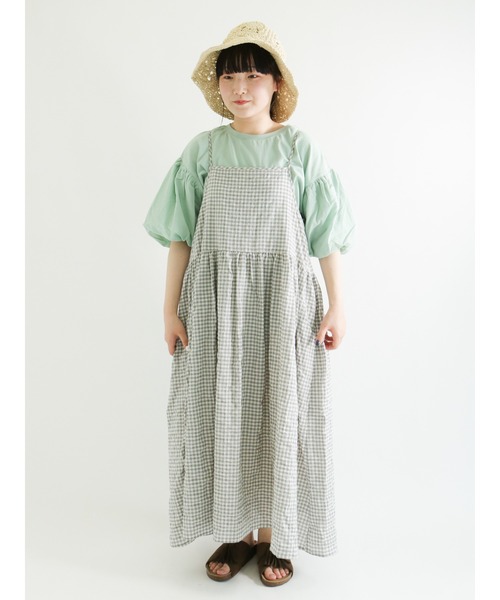 Samansa Mos2（サマンサ モスモス）の「キャミソールワンピース（ワンピース・レディース・ブラック/ベージュ/グレー/ミント・ﾌﾘ-）」の19枚目の写真