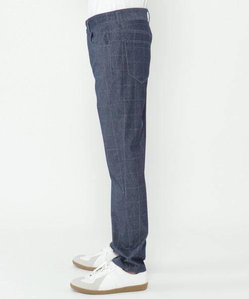 ikka（イッカ）の「GOKU楽 EASY STRETCH イージーストレッチ チェック5Pパンツ（その他パンツ・メンズ・チャコールグレー/ネイビー/ブラウン/ダークネイビー/グレー・S/M/L/XL）」の12枚目の写真